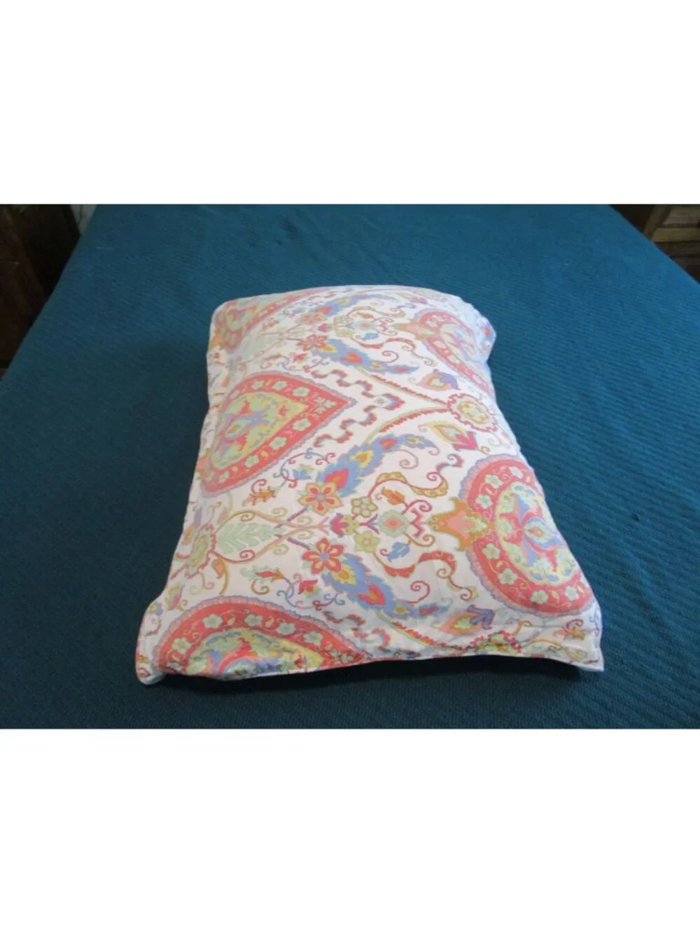 Vintage Lauren Ralph Lauren Cotton Paisley Floral Standard Pillow Sham Multicolo